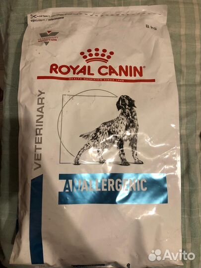 Корм для собак royal canin anallerdgenic