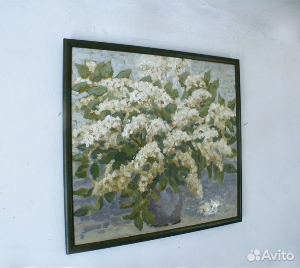 Картина маслом на холсте цветы