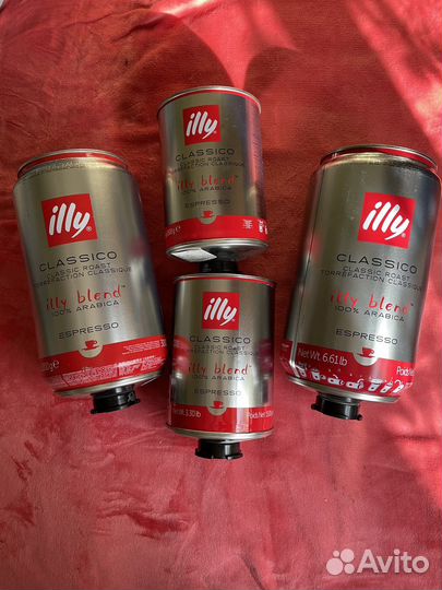 Банки от кофе illy (на 1,5 кг)