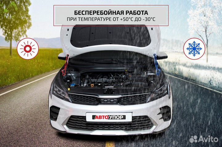 Газовые упоры капота Hyundai Creta 16-21