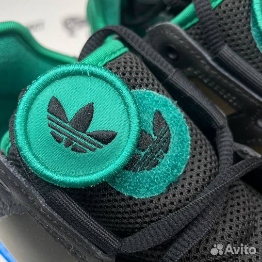 Оригинал 42 eu Adidas Niteball Black/Green