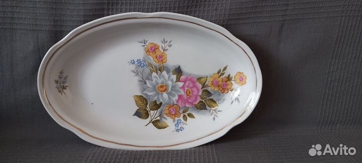 Блюда Сирень Дулево зик Чайка гдр СССР 7шт