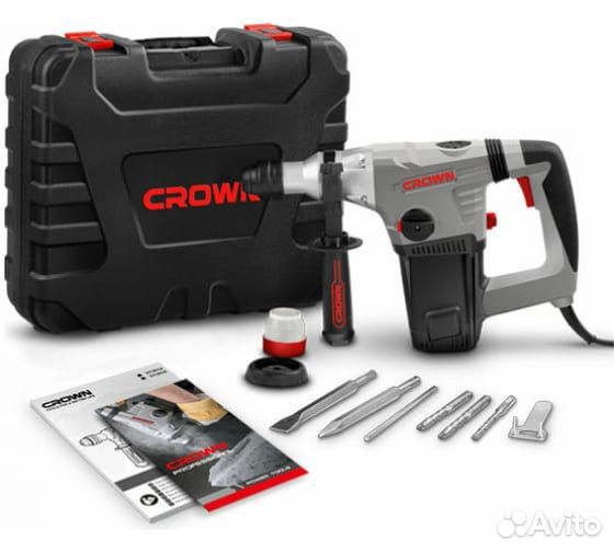 Перфоратор crown CT18116 BMC (1050Вт, 3реж, SDS-Plus)