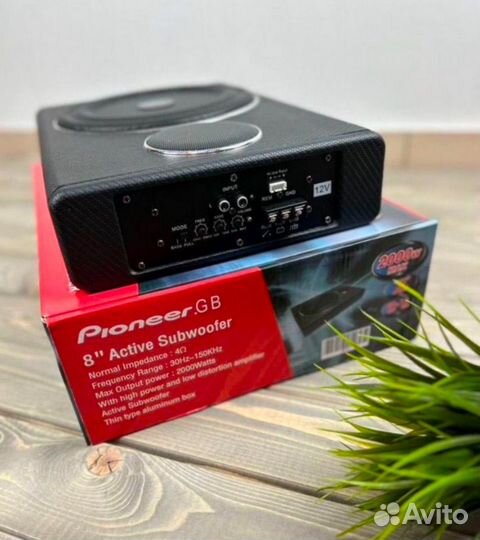 Мощный сабвуфер под сидение pioneer