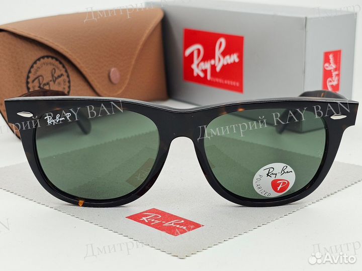 Очки Ray Ban 2140 Wayfarer Leopard Polarized 54 мм