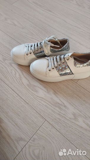 Кеды женские натуральная кожа 36