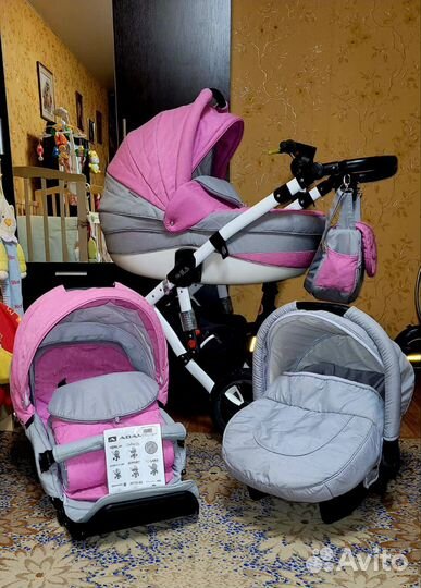 Коляска adamex avila 3в1