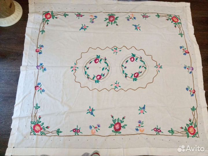 Рушник старинный, скатерть