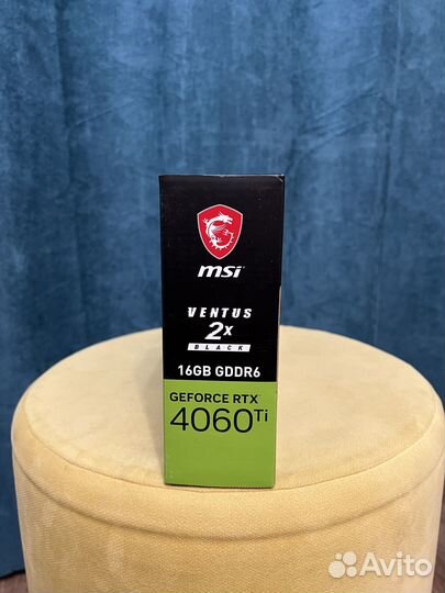 MSI GeForce RTX 4060 Ti ventus 2X black 16gb