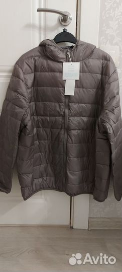 Легкая Куртка на пуху натуральном р. 54