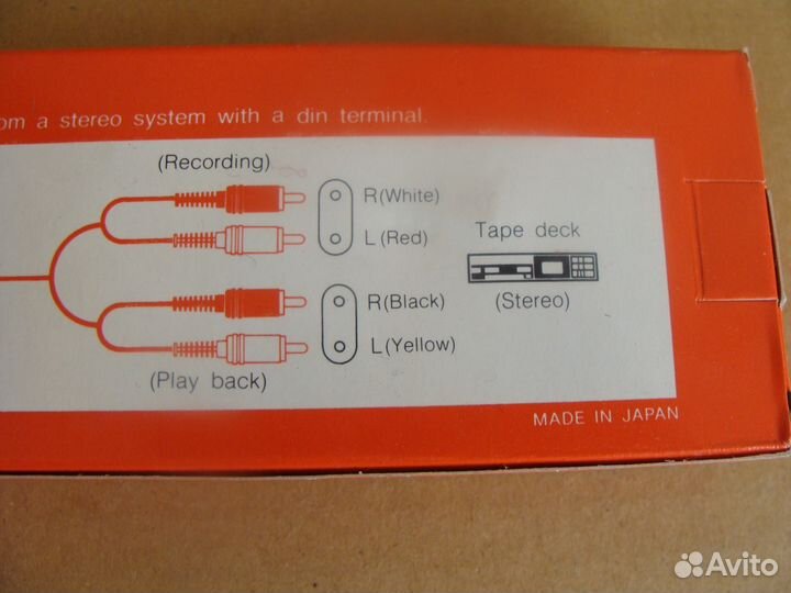 Шнур Д/аудиоаппаратуры япония 80-е г пр. века /шк