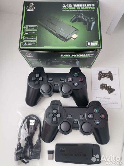 Игровая приставка game stick (новая)