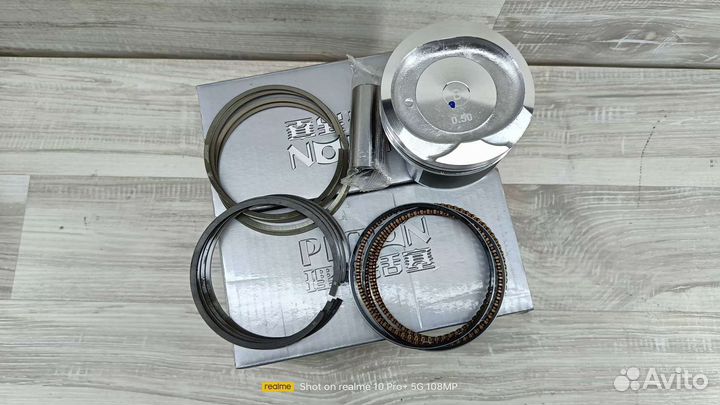 Комплект ремонтных поршней 0.50 + кольца Lifan X60