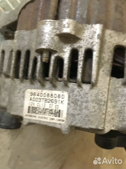 Генератор на peugeot 307