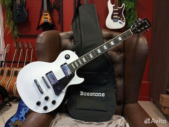 Электрогитара Bosstone les paul+фирменный чехол