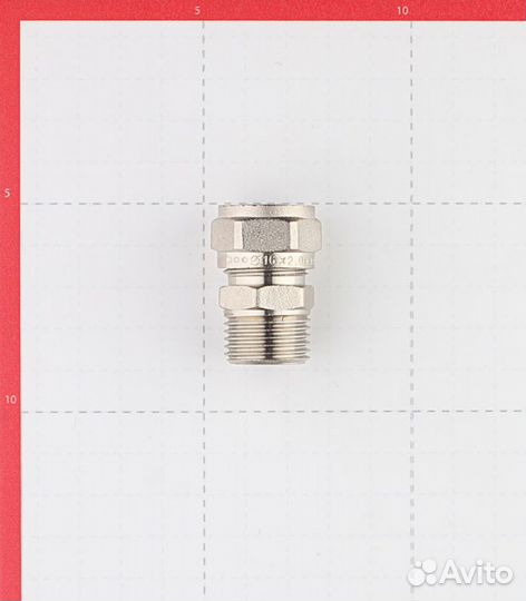 Соединитель прямой 16 обж(ц) х 1/2 нр(ш)