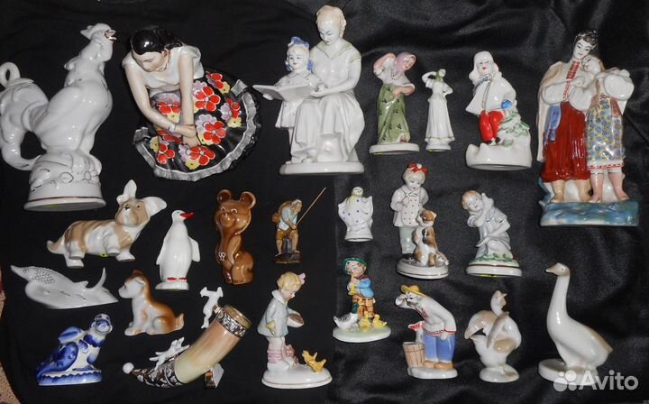 Фарфоровые фигурки статуэтки СССР и другие