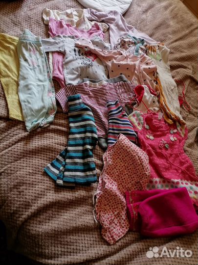 Отдам вещи на девочку. Размер от 74