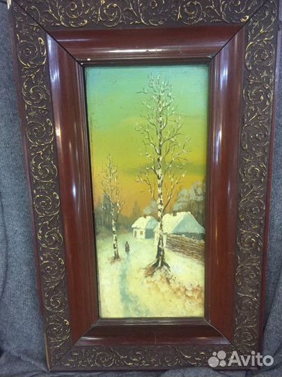 Картина «Зимняя Дорога» Россия XIX век