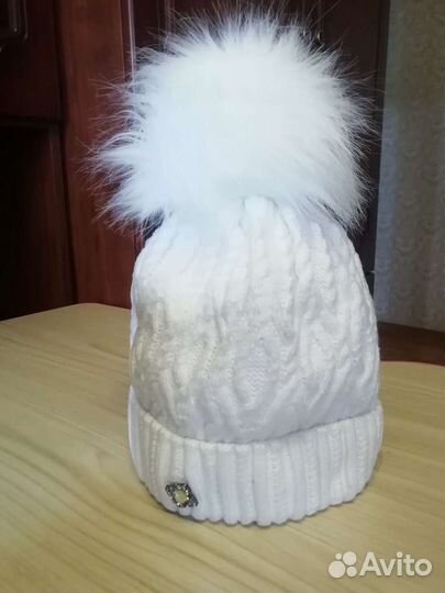 Комплект шапка, шарф и манишка