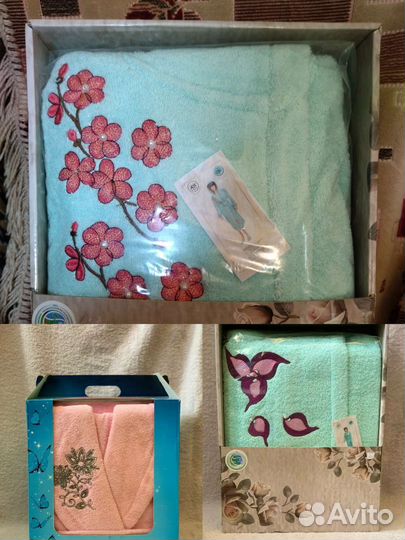 Постельное белье, банный халат, полотенце