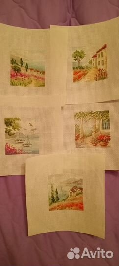 Вышивка крестом готовые работы
