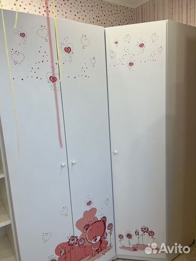 Шкаф детский угловой для одежды