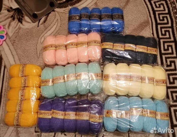 Шерсть, пряжа для вязания Россия