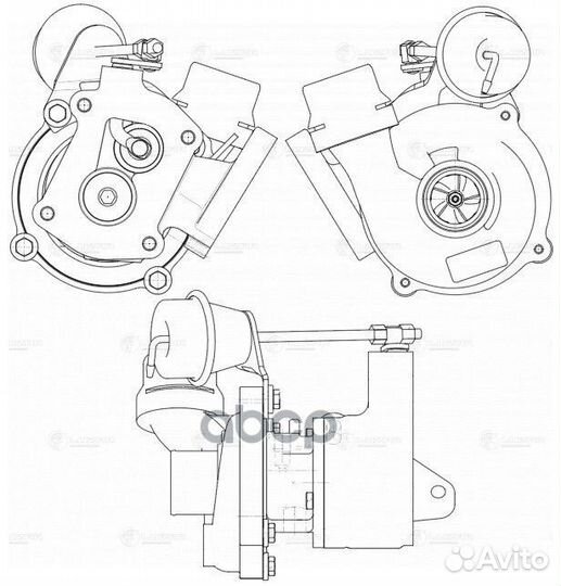 Турбокомпрессор для а/м Renault Duster