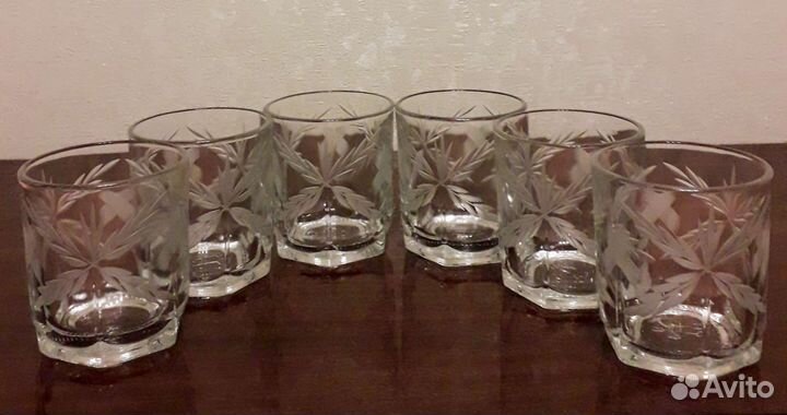 Бокалы 6шт. Гхз. Хрусталь