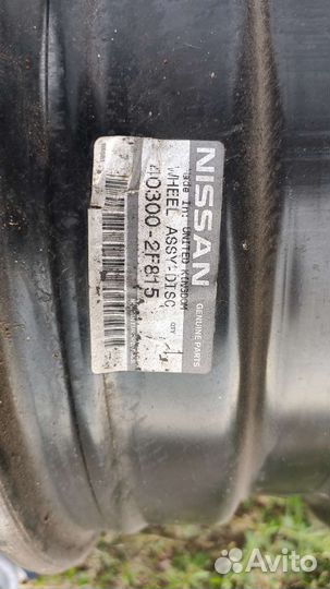 Диски Nissan r15 4X114X66.1