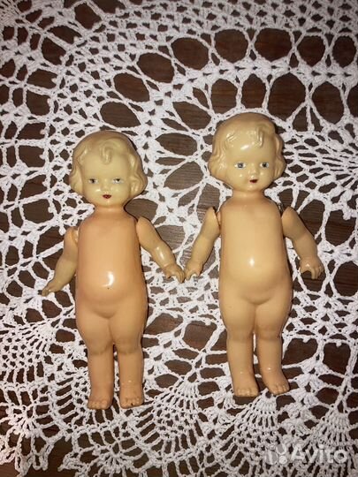 Кукла пупс Девочка целлулоид клеймо охк