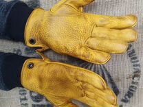 Перчатки с подвесом на ремень желтые HardSkin
