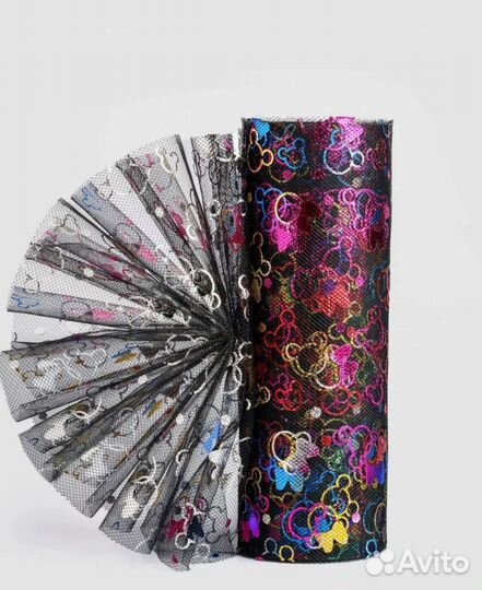 Фатин для рукоделия набор 4 шт