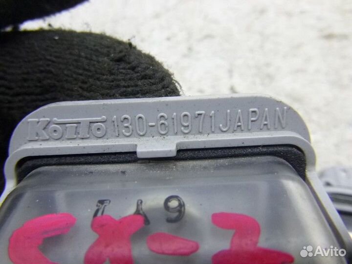 Плафон освещения номера mazda CX 7 2007