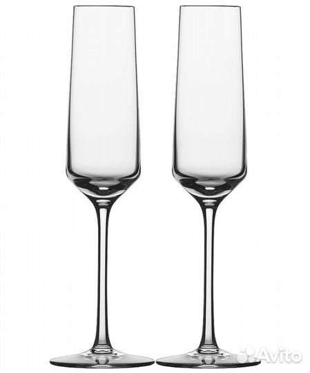 Бокалы для шампанского новые 3 шт