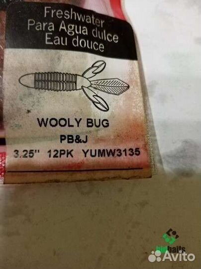 Силиконовые приманки Yum Wooly Bug