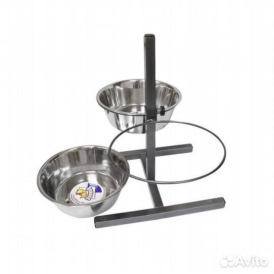 Миски на подставке - стойке Зооник металл