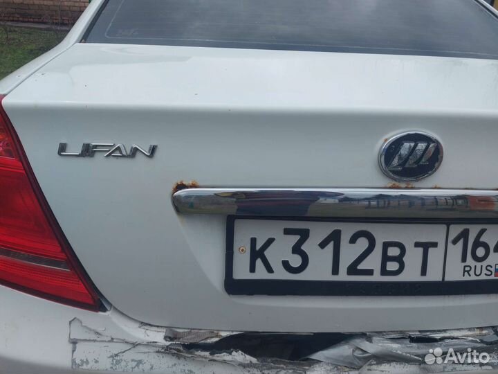 Крышка багажника lifan solano 620 -630 белая