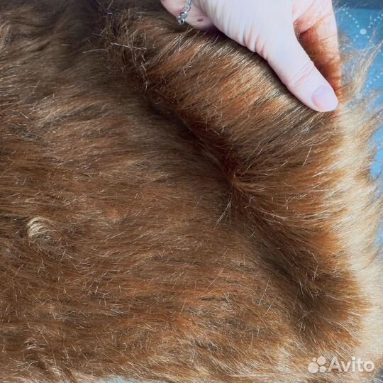 Искусственный мех лама отрез