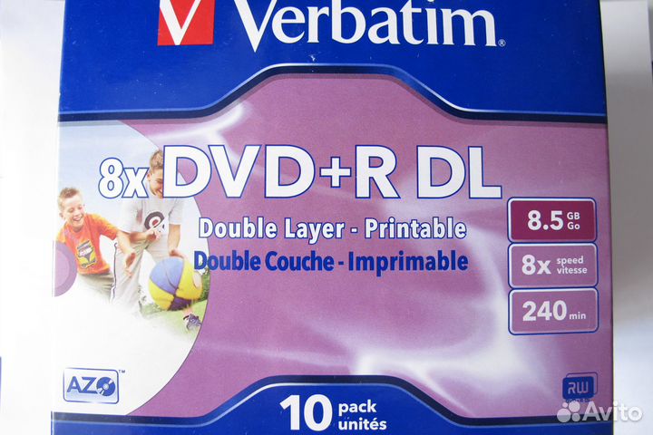 Диски Verbatim DVD, DVD DL. Taiyo Yuden Water Shie