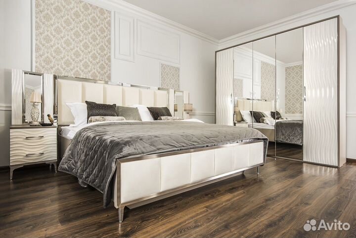 Спальня Gravita 5-ств белый глянец (сп м1800х2000)