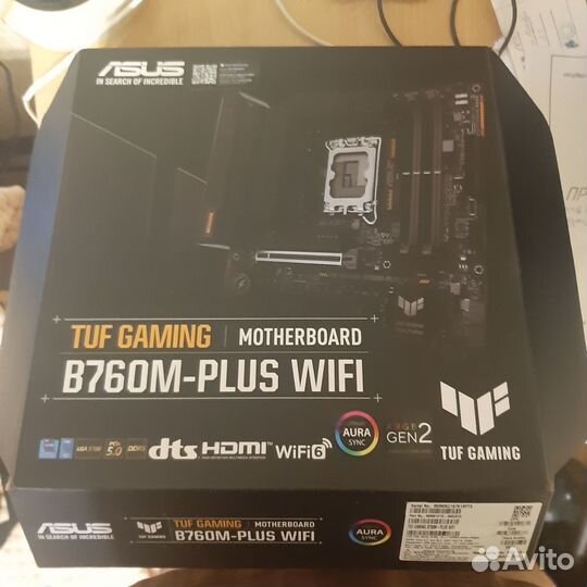 Материнская плата b760m wifi plus ddr5