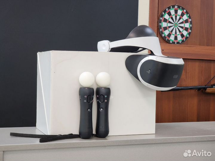 Шлем виртуальной реальности PS4 + 2 PS Move