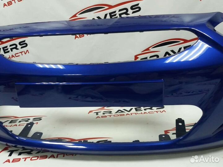 Бампер перед Hyindai Solaris с10г.WGM blue sapfir