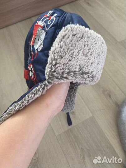 Шапка для мальчика 3 шт Размер 42-44, 44-46