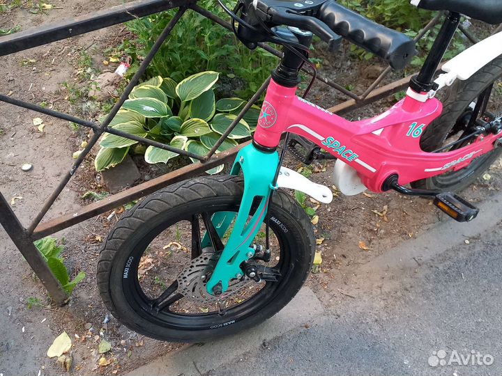 Детский велосипед для девочки 16 дюймов
