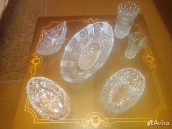 Хрустальная посуда времен СССР