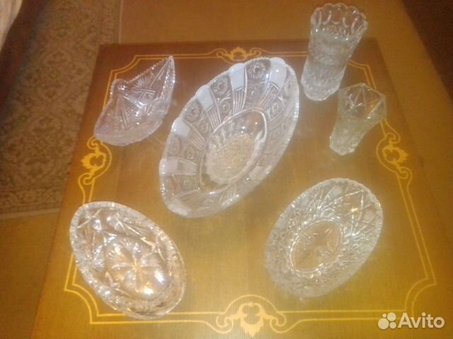 Хрустальная посуда времен СССР
