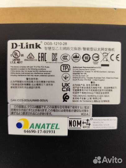 D-Link DL-DGS-1210-28/F3A